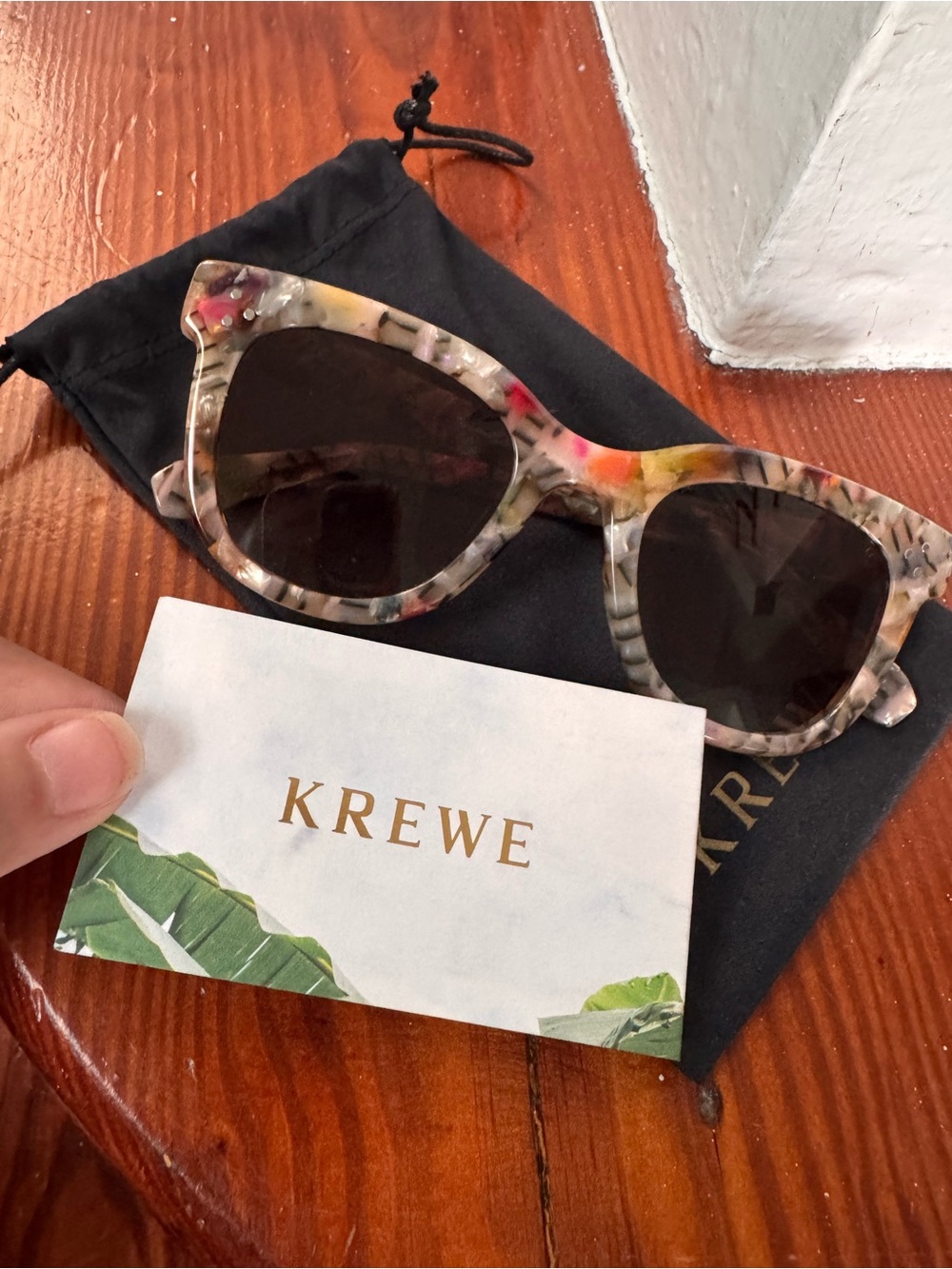 Krewe Jena Sunglasses in Confetti